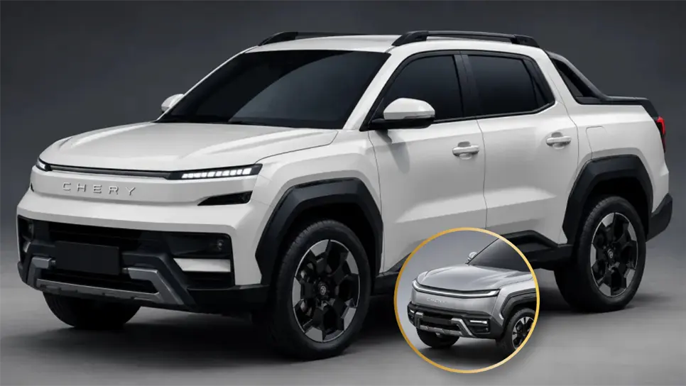 Así es la nueva pick up de Chery, la marca china lanza diseño muy futurista