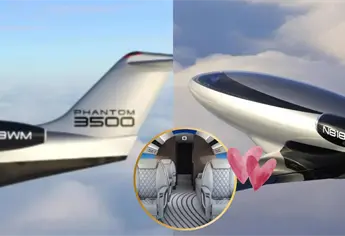 Así es el Phantom 3500, el avión que cambia sus ventanillas por pantallas