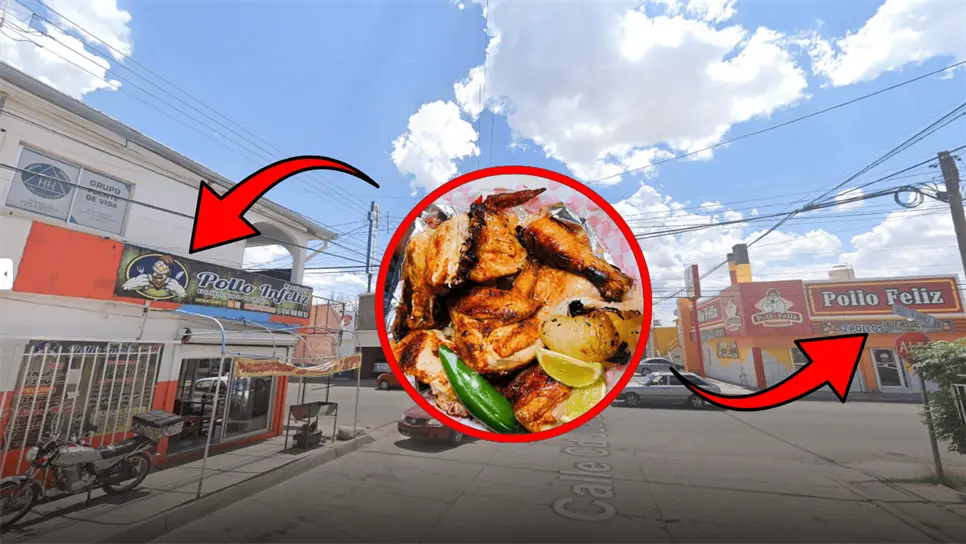 FOTO: La ubicación entre ambos restaurantes es, prácticamente, uno frente al otro.
