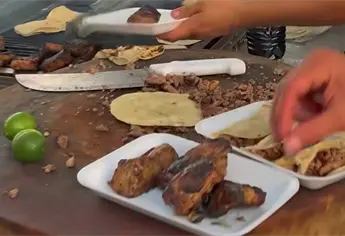 ¡Llegan humeando! Así son los moto tacos del Pato Verdugo; un emprendimiento peculiar en Guasave | VIDEO