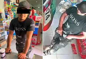 Lo descubren robando Nutella escondida entre sus partes en una tienda de Los Mochis