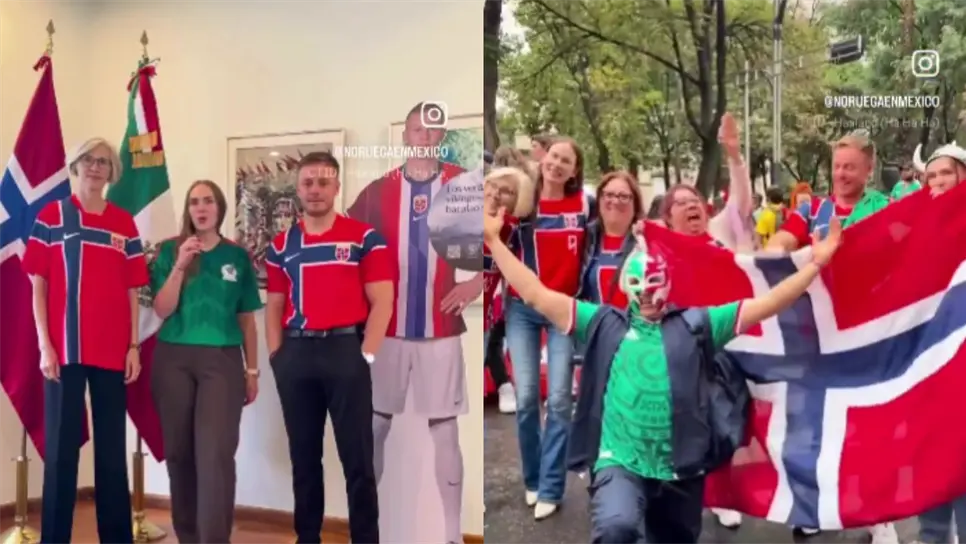 En el video se encuentran los tres funcionarios donde uno de ellos porta la playera de la Selección Mexicana de Futbol, donde destaca la pasión y la hermandad del pueblo mexicano, donde los aficionados conviven con fanáticos escandinavos