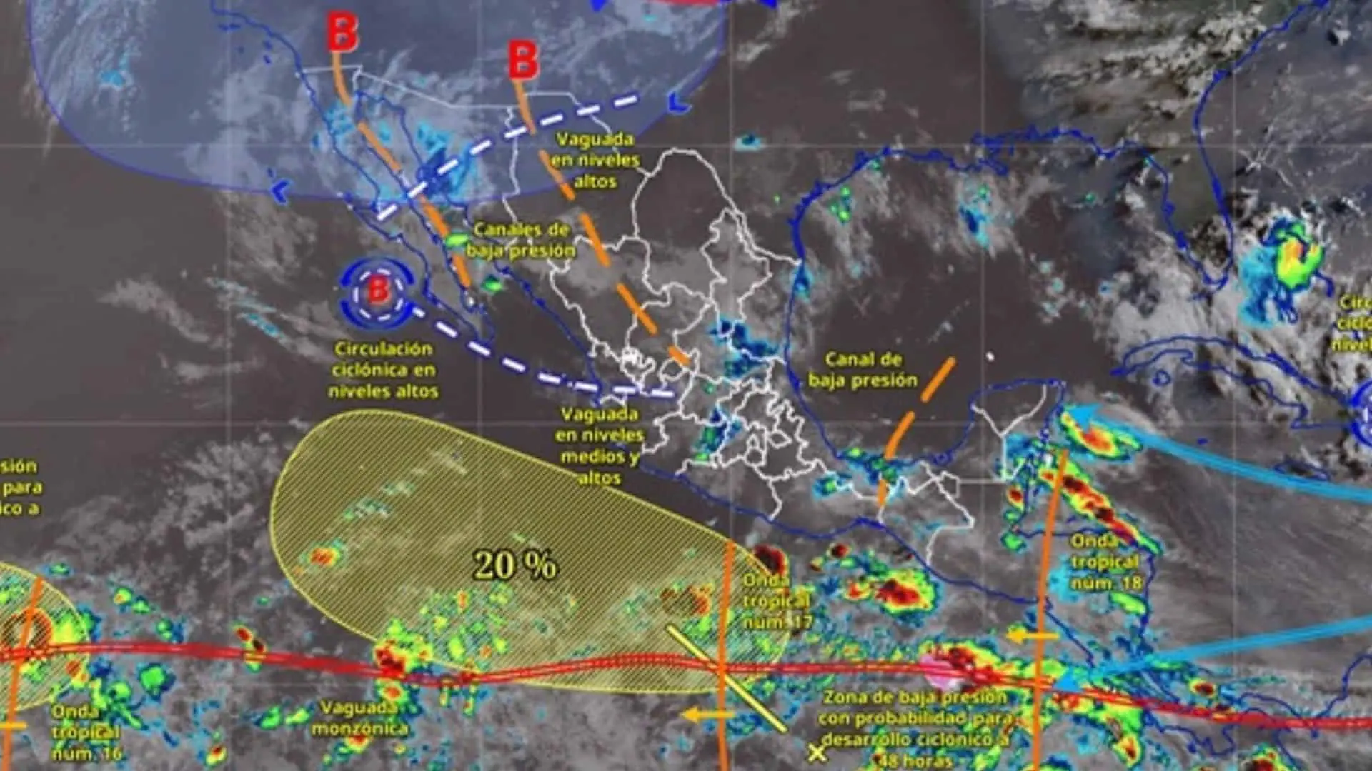 Lluvias fuertes, calor extremo y hasta granizo: Sinaloa se prepara para una jornada de contrastes