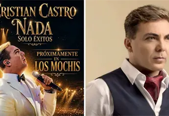 Anuncian concierto de Cristian Castro en Los Mochis