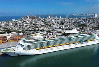 Mazatlán fortalece su liderazgo en cruceros; Arriba el Navigator of the Seas con casi 4 mil pasajeros