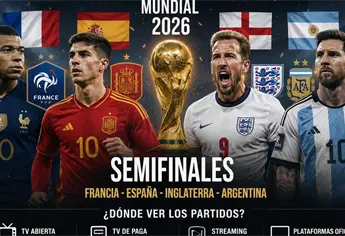 Semifinales Mundial 2026: dónde ver EN VIVO HOY cada juego