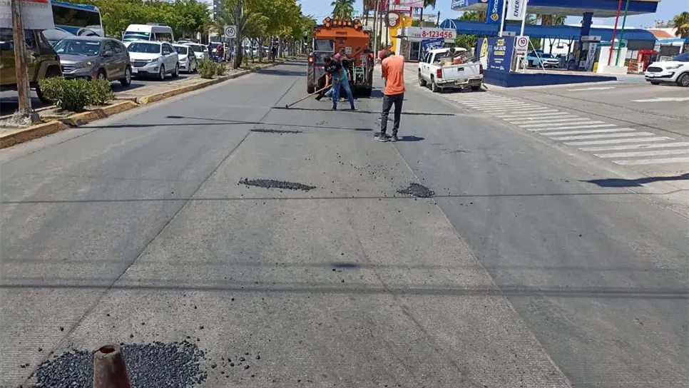 Detectan más de 25 mil baches en Ahome; aceleran programa de rehabilitación ante las lluvias