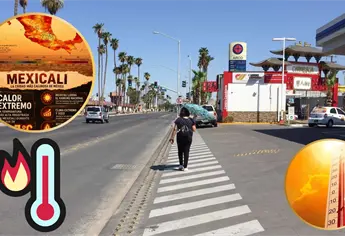 Mexicali alcanza los 52°c y se convierte en la ciudad más caliente de todo México