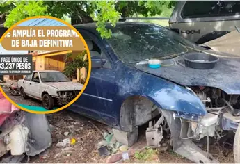 Gobierno de Sinaloa amplía programa de BAJA DEFINITIVA de vehículos chatarra: ¿Cuándo es el último día?
