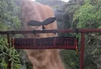 Así luce la Cascada de La Campana en Surutato, Badiraguato: ¿Cómo llegar a esta maravilla en la sierra? | VIDEO