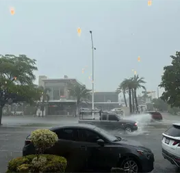 Fuertes lluvias sorprenden a Culiacán este miércoles Fuertes lluvias sorprenden a Culiacán este miércoles