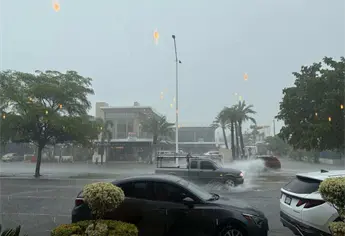 Fuertes lluvias sorprenden a Culiac&aacute;n este mi&eacute;rcoles