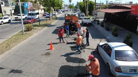 La meta es reparar más de 250 baches al día en Los Mochis; Antonio Menéndez acelera programa permanente La meta es reparar más de 250 baches al día en Los Mochis; Antonio Menéndez acelera programa permanente
