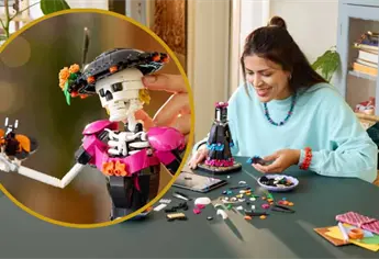 Lanzan Catrina de Lego, el adorno que vas a querer en el altar de muertos, ¿cuánto cuesta?