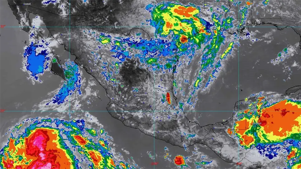 Pronostican lluvias muy fuertes de hasta 75 mm en Sinaloa hoy 16 de julio