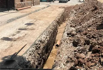JAPAMA arranca rehabilitación del drenaje sanitario en la colonia Texas; renovará red con más de 30 años de antigüedad