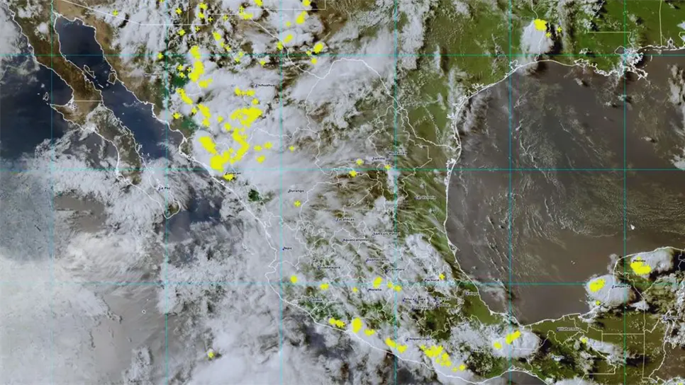 Lluvias intensas en Sinaloa este fin de semana del 18 y 19 de julio