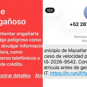 ¿Te llegó un mensaje con una multa? No caigas, autoridades alertan por riesgo de estafa ¿Te llegó un mensaje con una multa? No caigas, autoridades alertan por riesgo de estafa