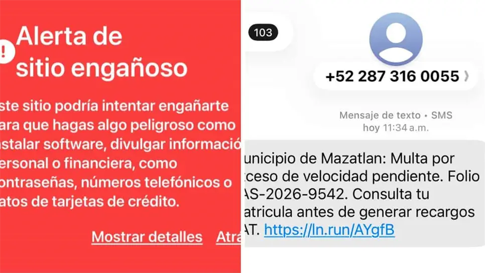 Finalmente, la Secretaría de Seguridad Pública Municipal exhortó a la ciudadanía a ignorar estos mensajes y, sobre todo, a no abrir los enlaces adjuntos, ya que podrían utilizarse para el robo de información personal o financiera