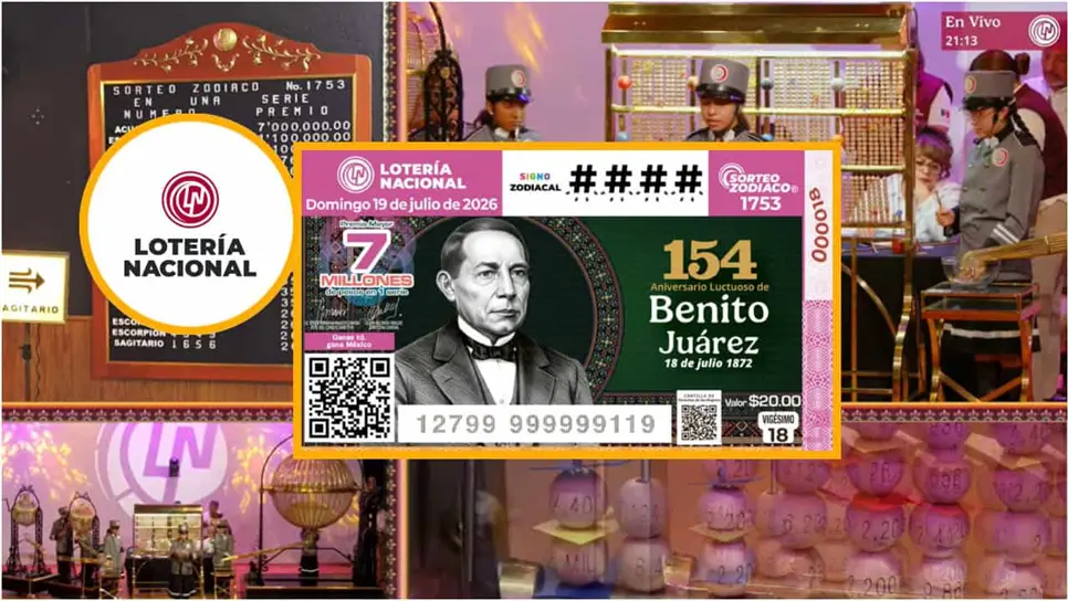 FOTO: Sorteo Zodiaco 1753: ¿Qué signo del zodiaco se llevó los 7 millones de pesos el 19 de julio?
