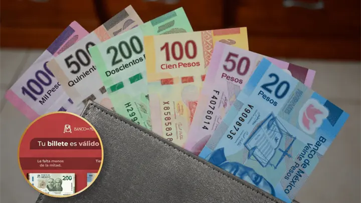 Banxico: ¿Sirve tu billete lo pegaste con cinta o se quemó? Esto sabemos Banxico: ¿Sirve tu billete lo pegaste con cinta o se quemó? Esto sabemos