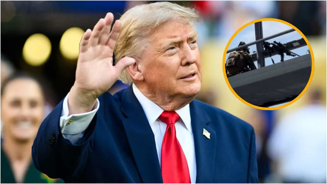 VIDEO muestra dónde estaban francotiradores de Donald Trump en el España vs Argentina VIDEO muestra dónde estaban francotiradores de Donald Trump en el España vs Argentina