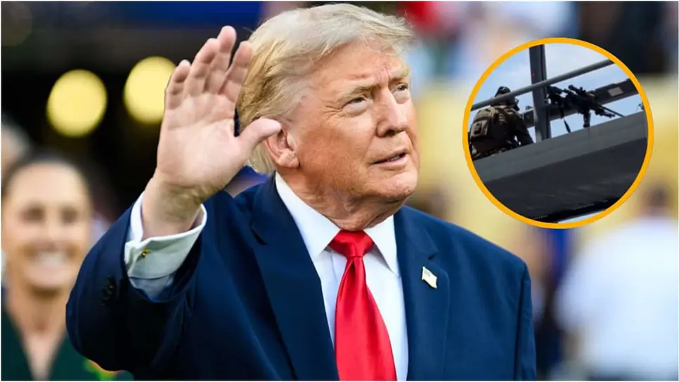 FOTO: VIDEO muestra dónde estaban francotiradores de Donald Trump en el España vs Argentina
