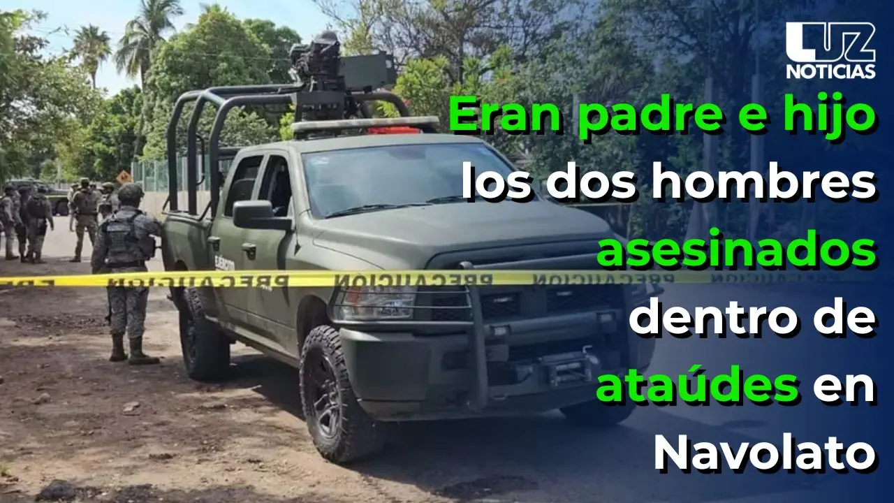Eran padre e hijo los dos hombres asesinados dentro de ataúdes en Navolato
Eran padre e hijo los dos hombres asesinados dentro de ataúdes en Navolato