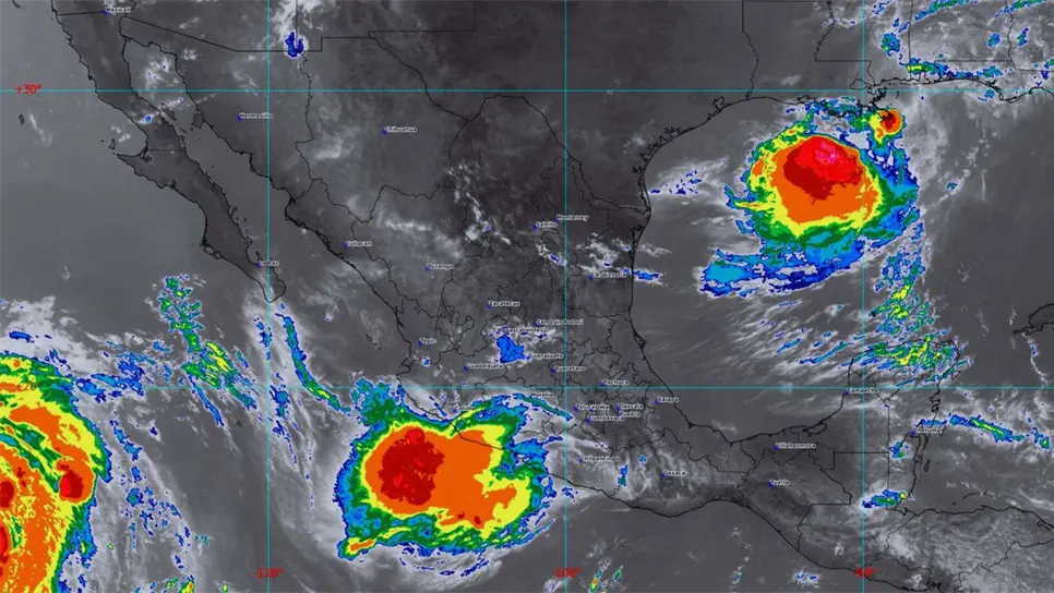 Pronostican chubascos con lluvias puntuales fuertes en Sinaloa hoy 22 de julio