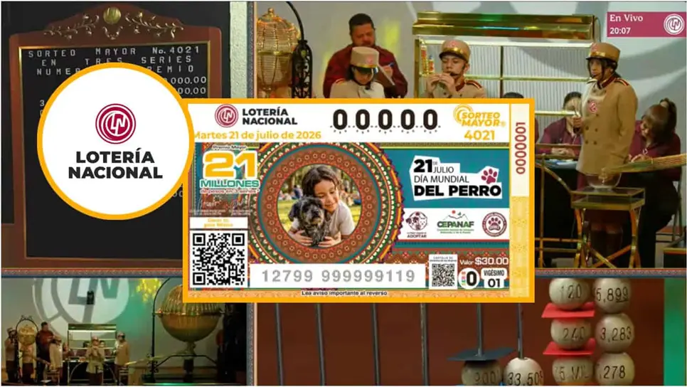 FOTO: Ganadores del Sorteo Mayor 4021 de la Lotería Nacional: ¿Quién se llevó los 21 millones de pesos?