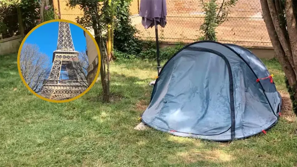 FOTO: ¡Tiburón! Alquila una casa de campaña como Airbnb en París y es todo un éxito