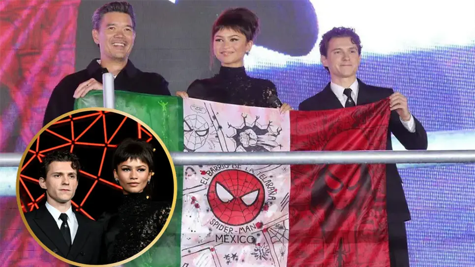 Tom Holland y zendaya enamoran CDMX con la presentación de Spiderman: brand new day