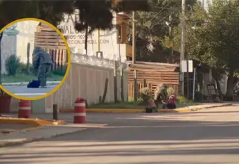 Por maletas sospechosas, activan protocolo antibombas en campo militar en Durango