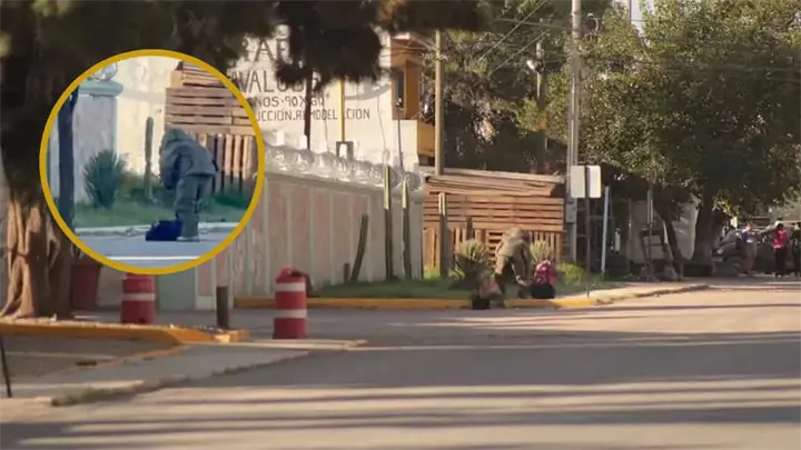 Por maletas sospechosas, activan protocolo antibombas en campo militar en Durango Por maletas sospechosas, activan protocolo antibombas en campo militar en Durango