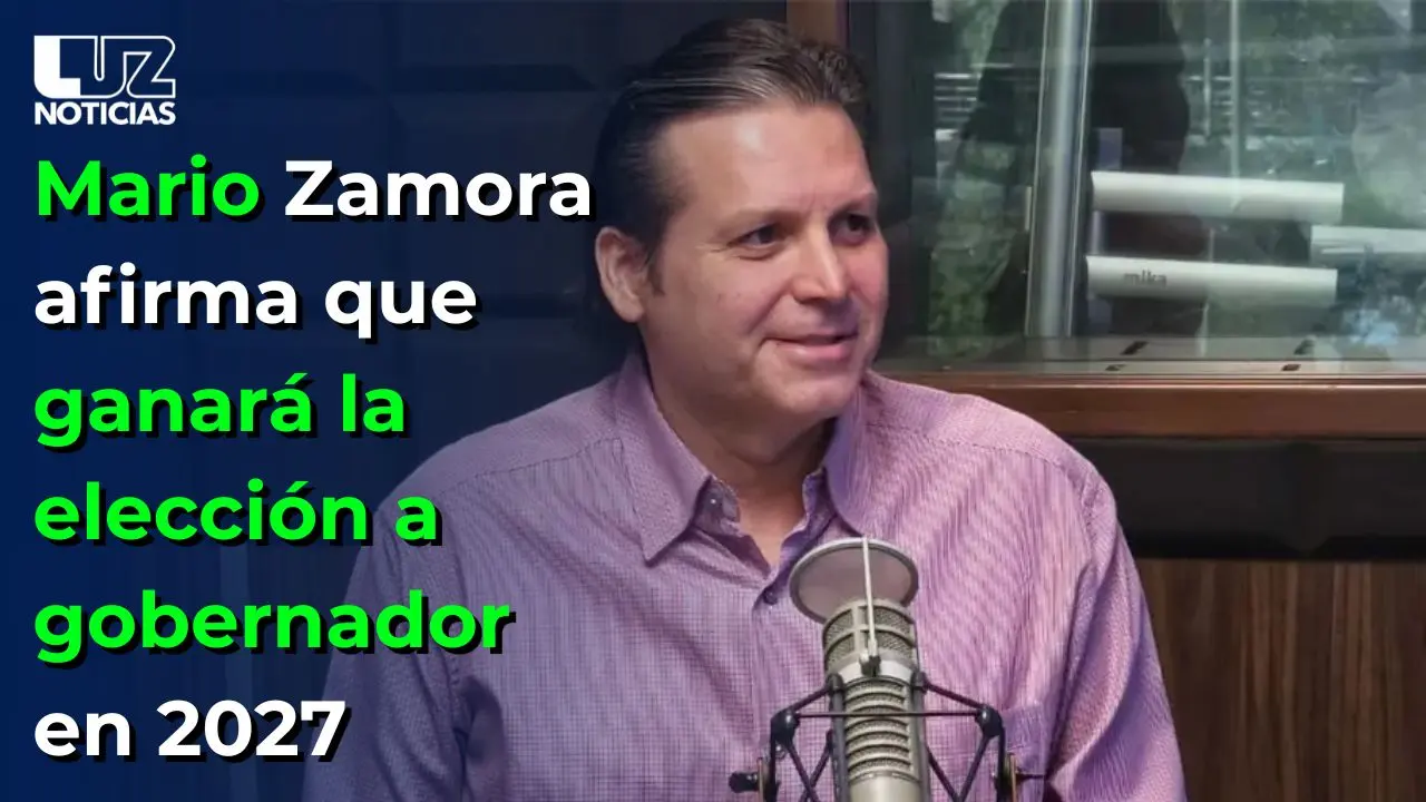 Mario Zamora afirma que ganar&aacute; la elecci&oacute;n a gobernador en 2027