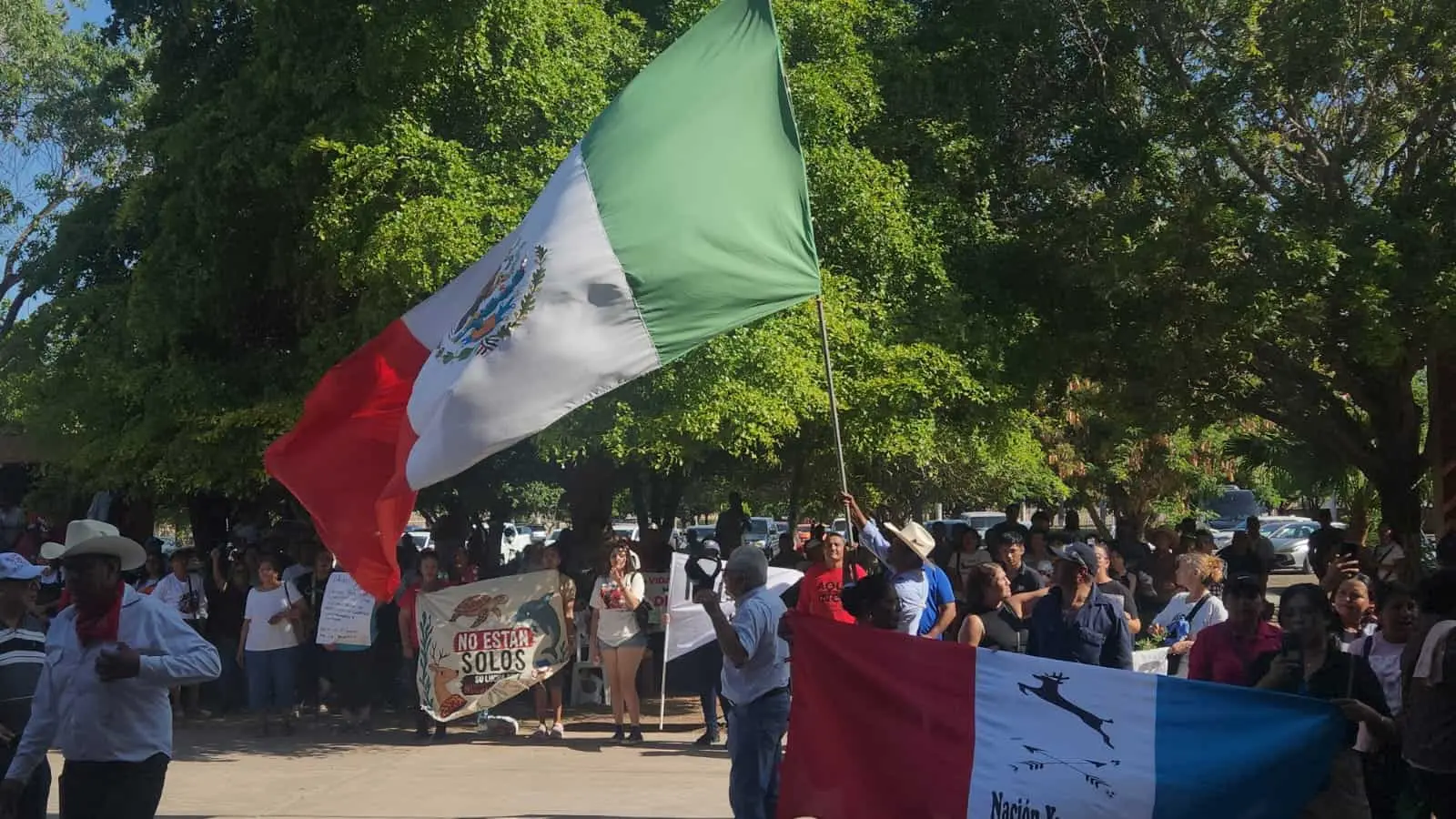 Colectivo Aquí No advierte que intensificará protestas si el fallo favorece a GPO Colectivo Aquí No advierte que intensificará protestas si el fallo favorece a GPO