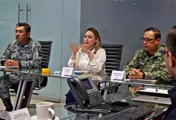 Yeraldine Bonilla encabeza mesa de seguridad; anuncia refuerzo en la zona sur de Sinaloa con más de 5 mil elementos
