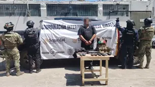 Marina detiene a presunto sicario con armas y chaleco antibalas en El Roble, Mazatl&aacute;n