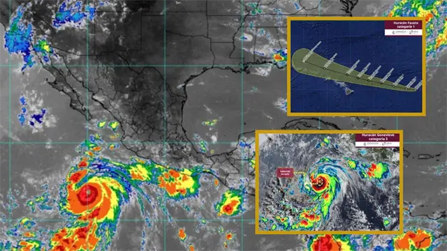 Huracanes Fausto y Genevieve en el Pac&iacute;fico hoy domingo 26 de julio, &iquest;est&aacute;n cerca de M&eacute;xico?