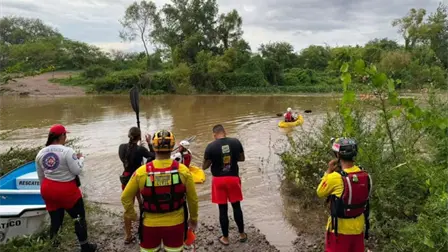 Despu&eacute;s de 20 horas contin&uacute;a b&uacute;squeda por menor desaparecido en el r&iacute;o de Villa Uni&oacute;n