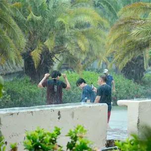 As&iacute; luce el Parque Sinaloa despu&eacute;s de la lluvia; un espect&aacute;culo natural en Los Mochis